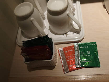 ホテルのお茶
