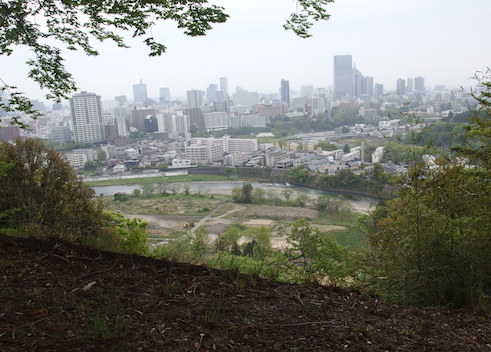 仙台城からの眺め