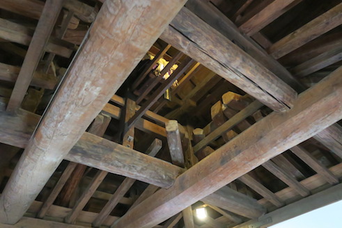 松本城天守の天井